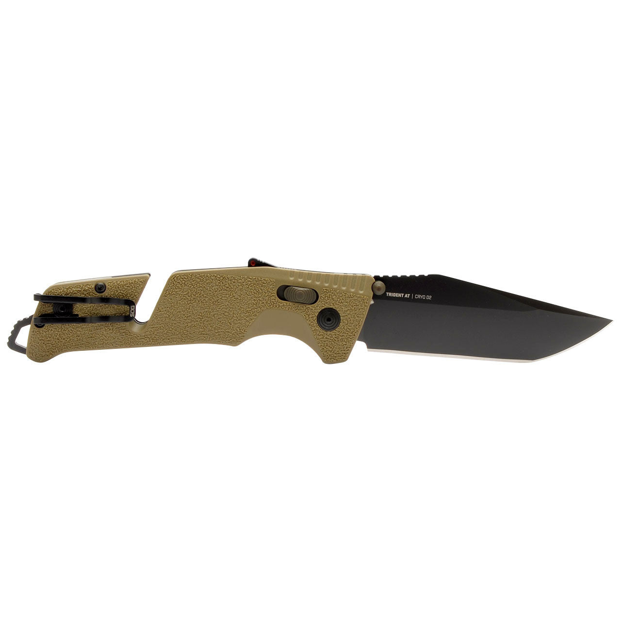 SOG Trident AT Assisted Folding Knife – FDE Tanto | SOG Knives