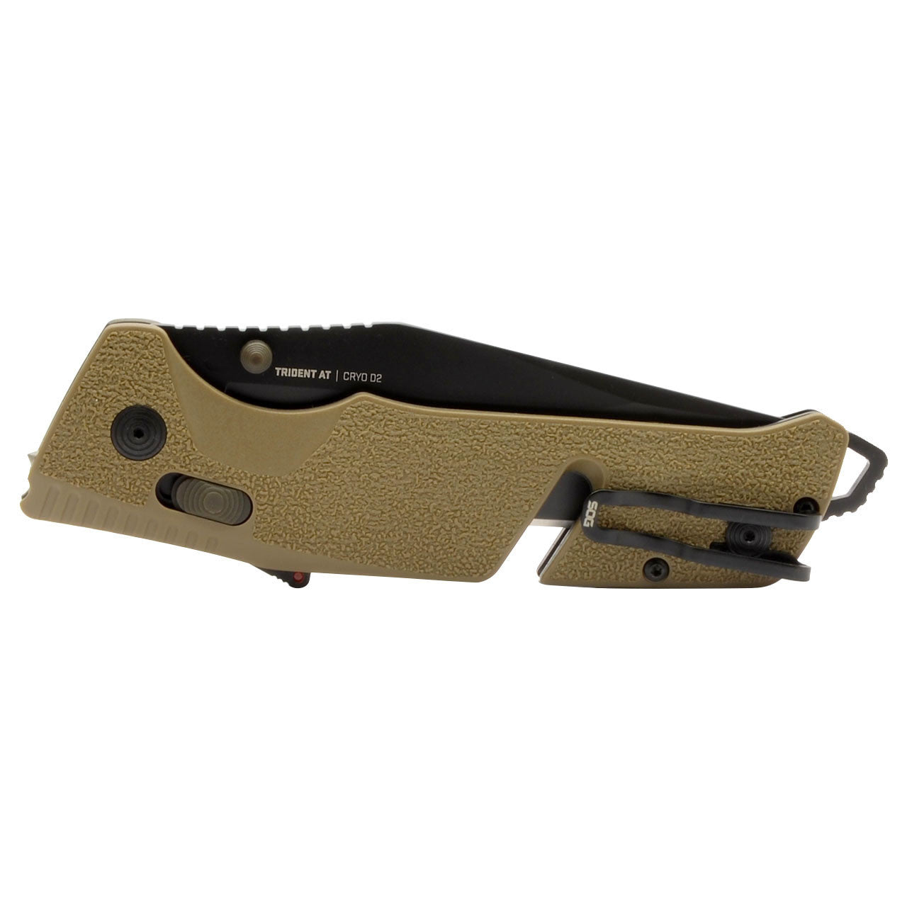 SOG Trident AT Assisted Folding Knife – FDE Tanto | SOG Knives