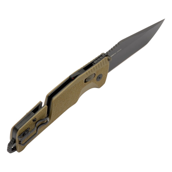SOG Trident AT Assisted Folding Knife – FDE Tanto | SOG Knives
