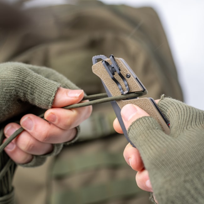 SOG Trident AT Assisted Folding Knife – FDE Tanto | SOG Knives