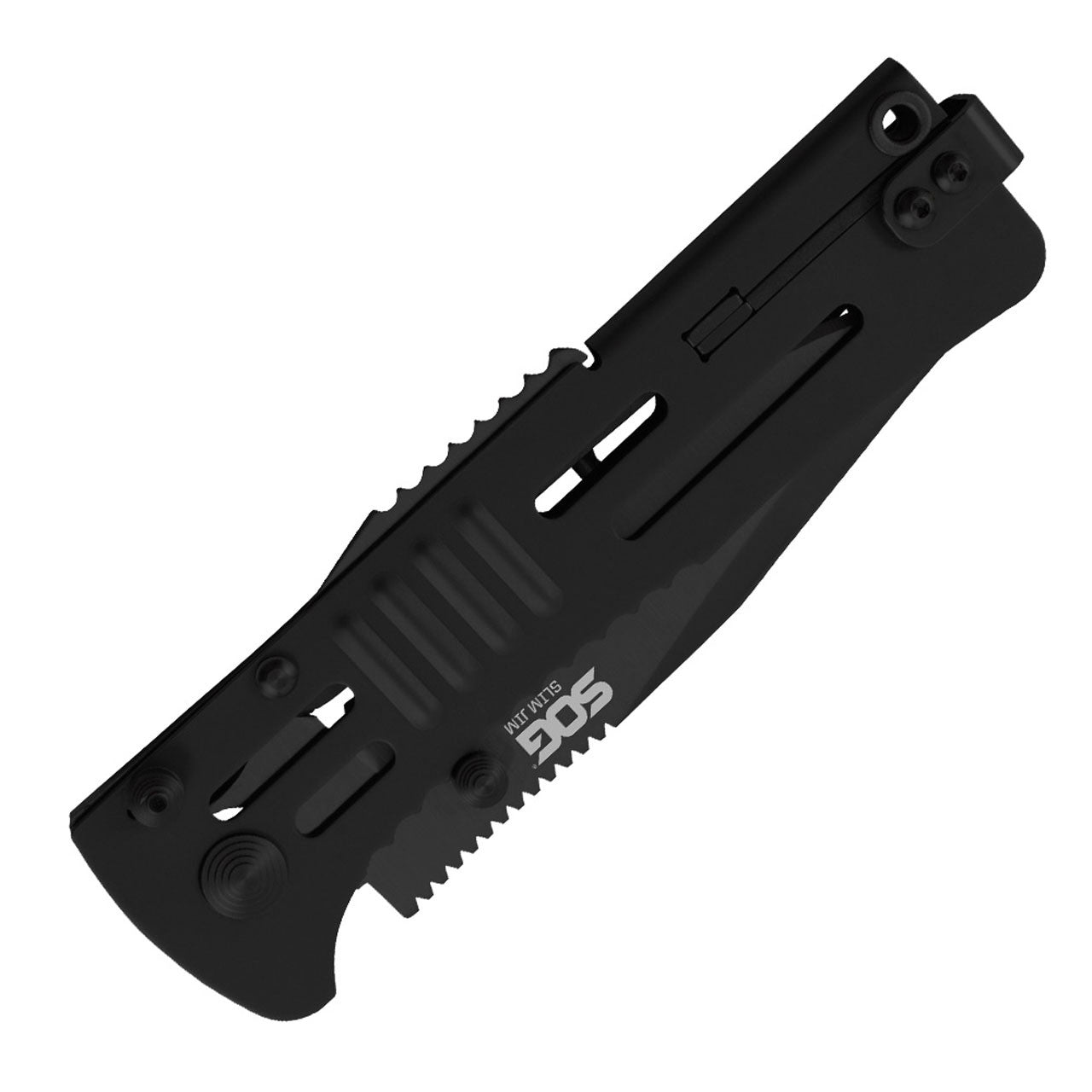 SOG Slim Jim Spring Assisted Folding Knife – Black | SOG Knives