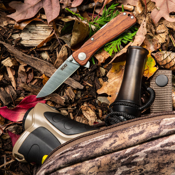 SOG Twitch II Assisted Folding Knife – Wood Handle | SOG Knives
