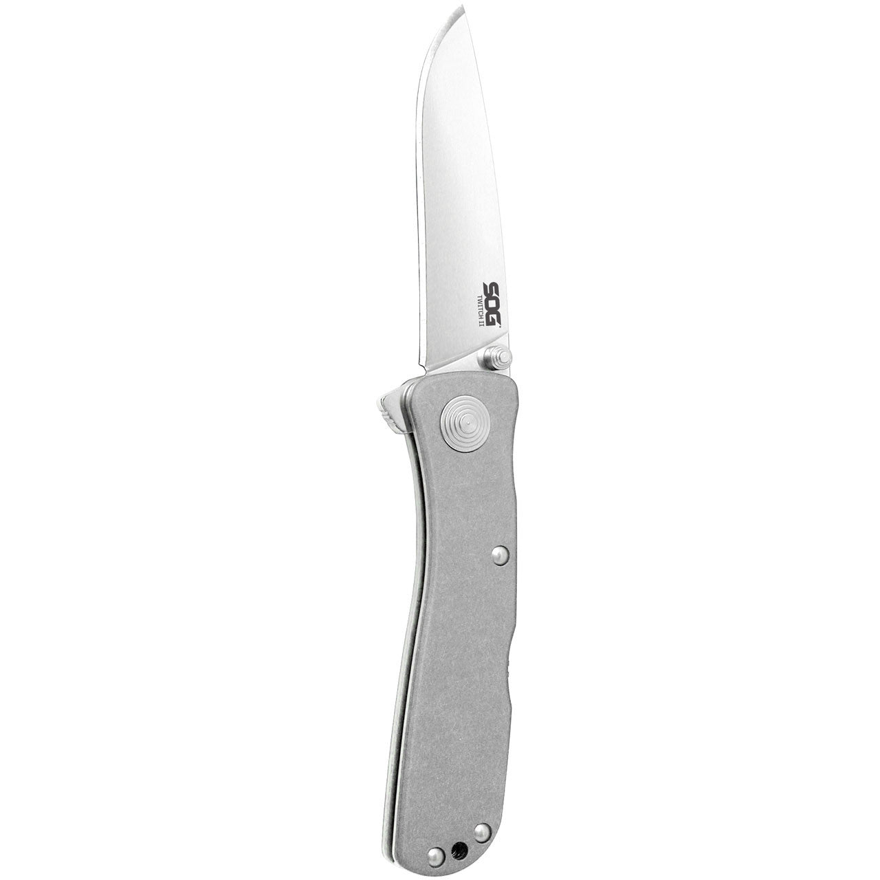 SOG Twitch II Assisted Folding Knife – Satin | SOG Knives