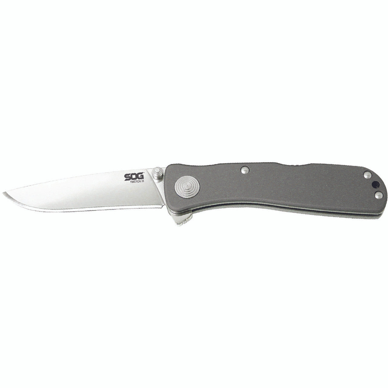SOG Twitch II Assisted Folding Knife – Satin | SOG Knives
