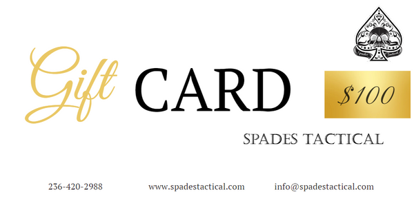Spades Tactical Gift Card