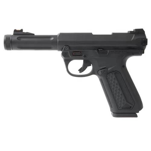 Action Army AAP-01 “Assassin” Airsoft Gas Blowback Pistol – Black | Action Army