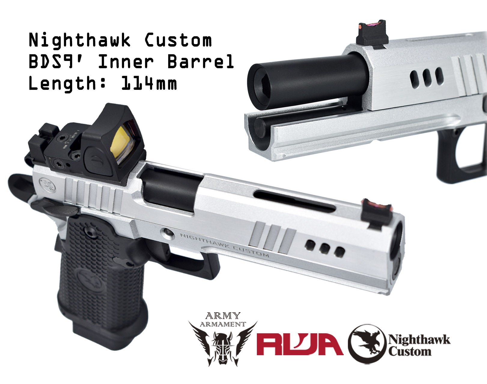 Army Armament/RWA Nighthawk Custom BDS9 Gas Blowback Airsoft Pistol