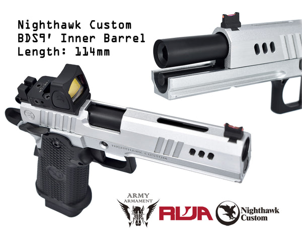 Army Armament/RWA Nighthawk Custom BDS9 Gas Blowback Airsoft Pistol