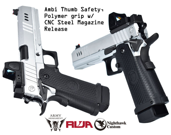 Army Armament/RWA Nighthawk Custom BDS9 Gas Blowback Airsoft Pistol