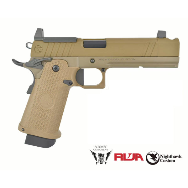 Army Armament/RWA Nighthawk Custom Sand Hawk Gas Blowback Airsoft Pistol