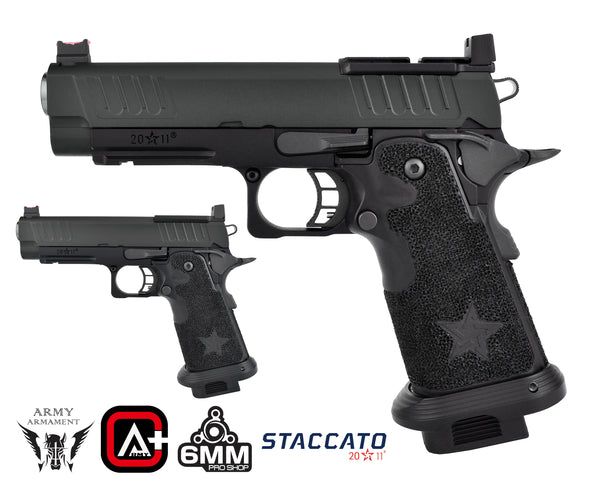 Army Armament Deluxe Ver. Licensed Staccato P 2011 Airsoft Gas Blowback Pistol | Army Armament