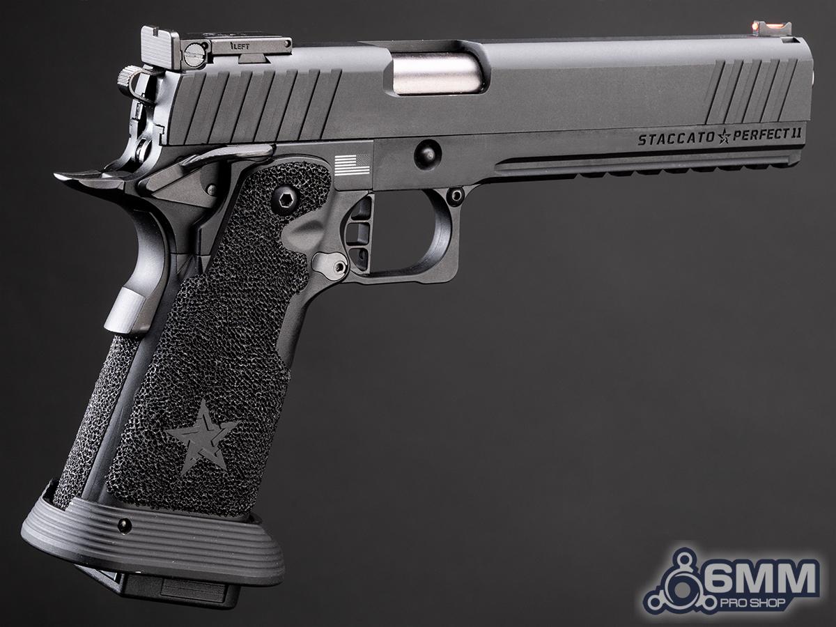 Army Armament R619A Staccato Perfect 11 2011 Gas Blowback Pistol  - CNC Ver. Green Gas