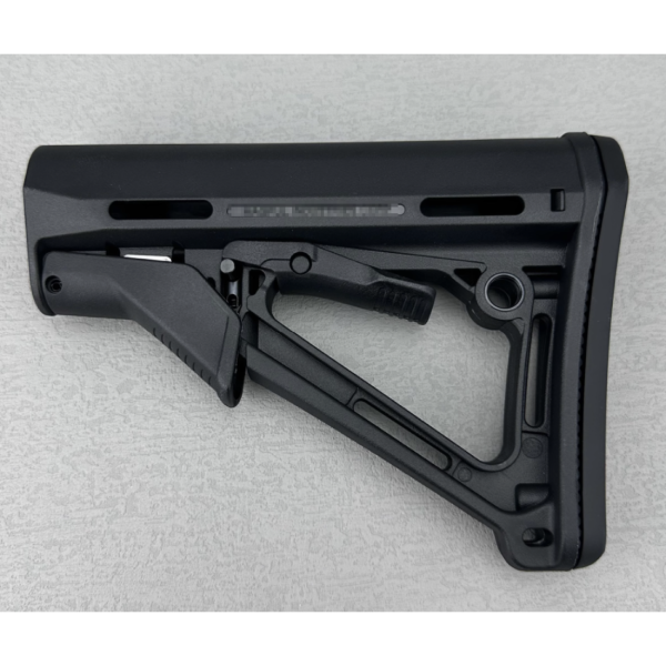 CTR Style Rifle Butt Stock for Airsoft Mil Spec Buffer Tube – Black