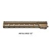 13” G Style MK16 URGI M-Lok Handguard w/ Barrel Nut - Tan