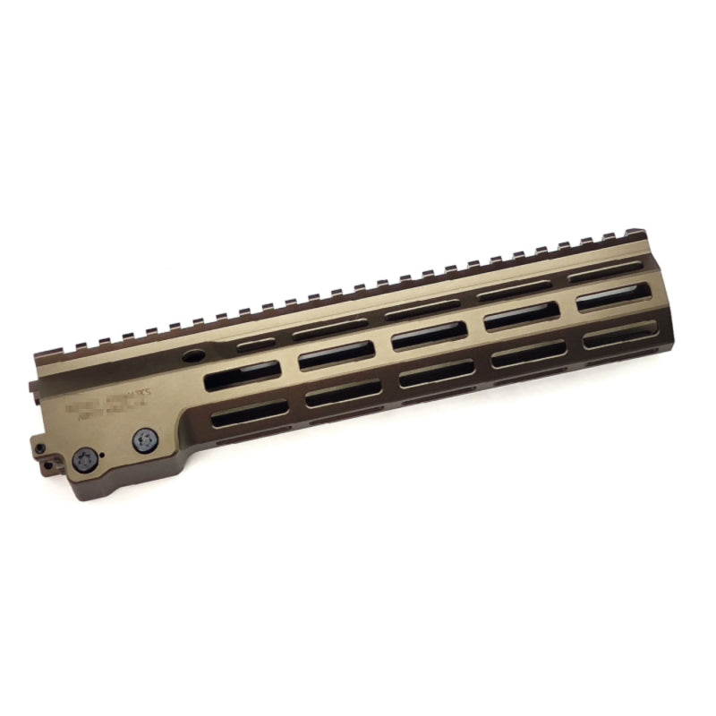 10.5” G Style MK16 URGI M-Lok Handguard w/ Barrel Nut - Tan