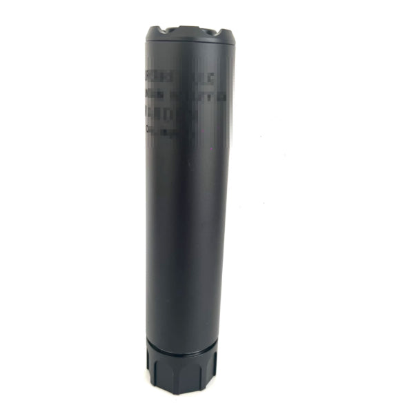 SF Warden Style Non-QD Aluminum Airsoft Mock Suppressor – Black 14mm Negative
