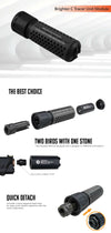 AceTech Predator MKII Airsoft Tracer Unit w/ Brighter C – Black | Acetech