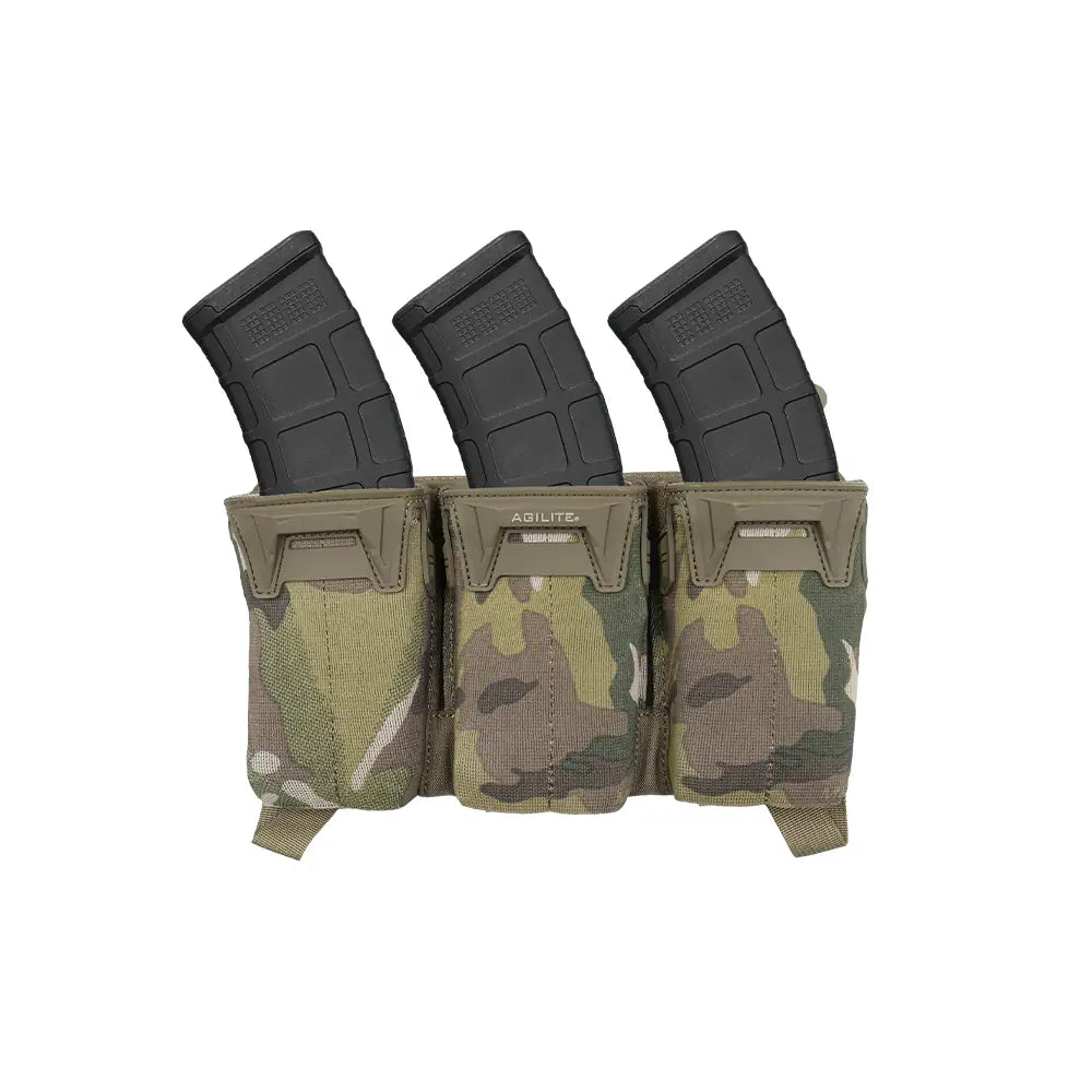 Agilite Pincer Placard Multi-Caliber Triple Magazine Pouch – Multicam