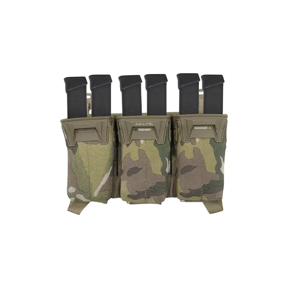 Agilite Pincer Placard Multi-Caliber Triple Magazine Pouch – Multicam