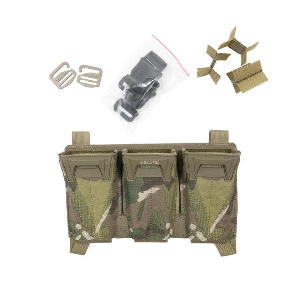 Agilite Pincer Placard Multi-Caliber Triple Magazine Pouch – Multicam