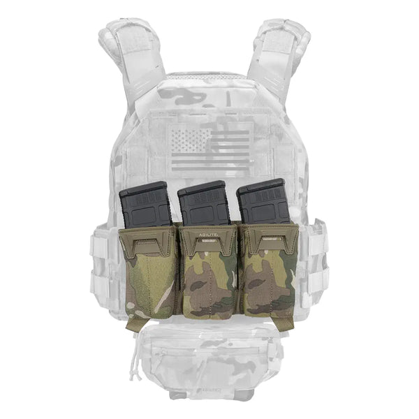 Agilite Pincer Placard Multi-Caliber Triple Magazine Pouch – Multicam