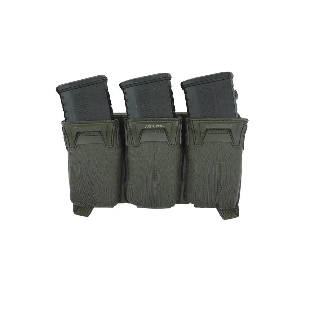 Agilite Pincer Placard Multi-Caliber Triple Magazine Pouch – Ranger Green