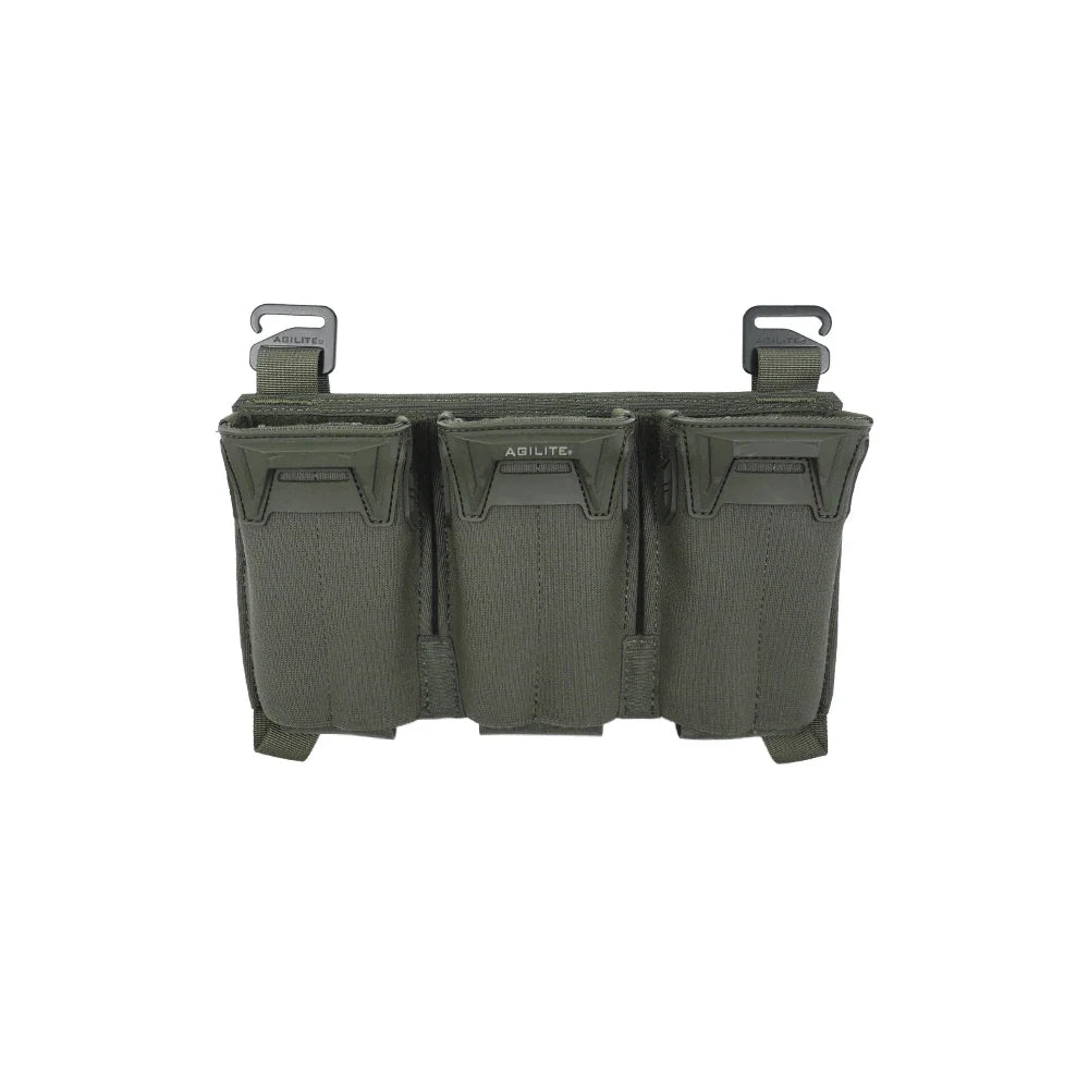 Agilite Pincer Placard Multi-Caliber Triple Magazine Pouch – Ranger Green