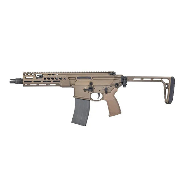 APFG MCX Spear LT 9” SBR Gas Blowback Airsoft Rifle – FDE