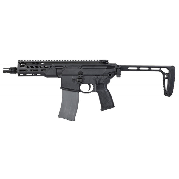 APFG MCX Rattler LT 6.75" Gas Blowback Airsoft Rifle – Black