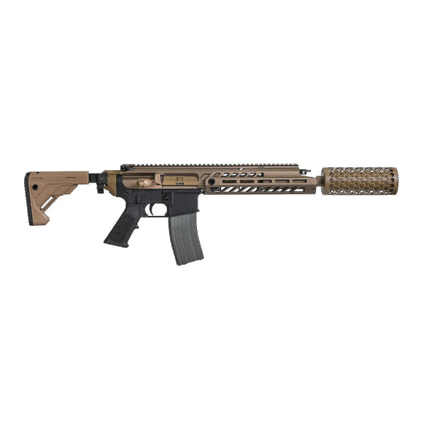 APFG MCX SURG Gas Blowback Airsoft Rifle w/ SLX Mock Suppressor