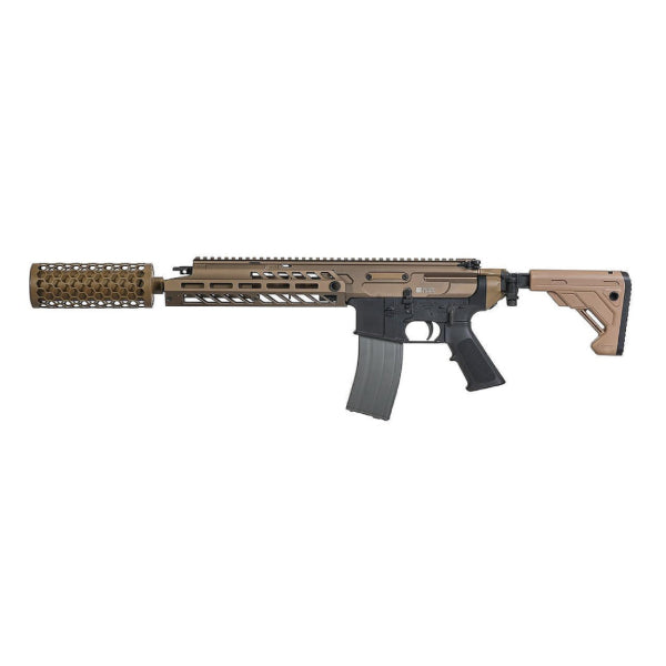 APFG MCX SURG Gas Blowback Airsoft Rifle w/ SLX Mock Suppressor