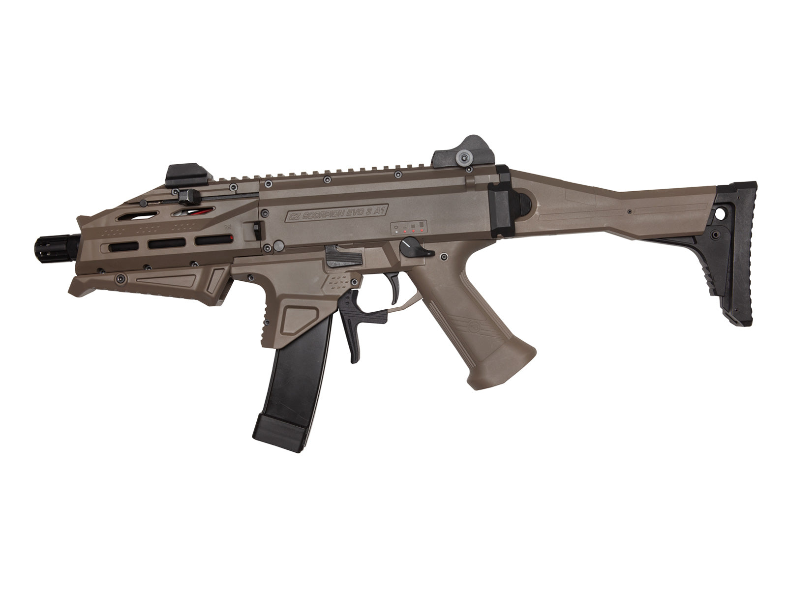 ASG CZ Scorpion EVO 3 A1 AEG Airsoft Rifle w/ ATEK Ergo Kit - Dark Earth