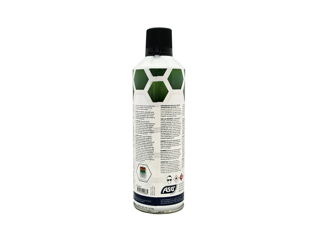 ASG Ultrair Power Green Gas 8.5 oz. Bottle