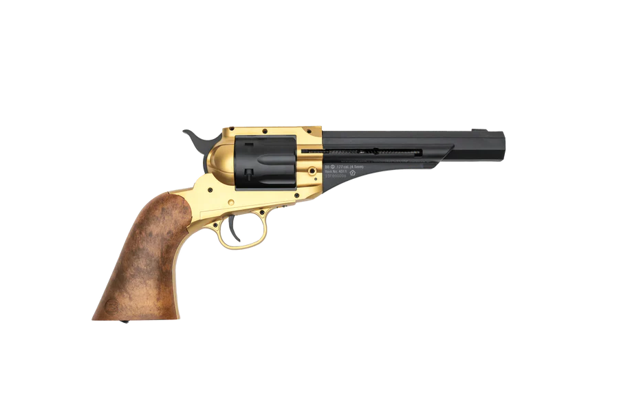 Barra 4011 The 1858 Cowboy Revolver BB Pistol Kit – Black & Gold | Barra