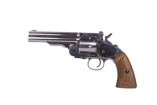 Barra 4040 Schofield 5 Inch BB Revolver – Chrome | Barra