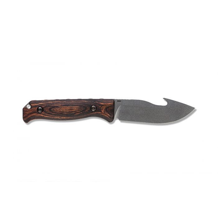 Benchmade 15004 Saddle Mountain Skinner Fixed Blade Knife w/ Gut Hook – Leather Sheath | Benchmade USA