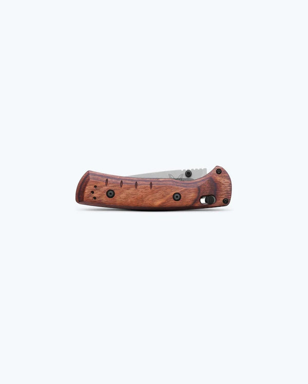 Benchmade HUNT 15090 Slipridge Folding Knife - CPM-Magnacut w/ Wood Handle