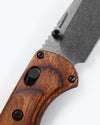 Benchmade HUNT 15090 Slipridge Folding Knife - CPM-Magnacut w/ Wood Handle