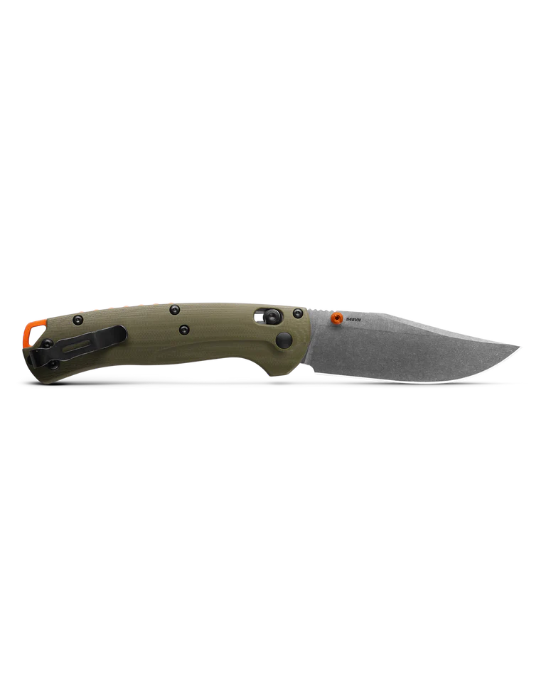 Benchmade 15536 Taggedout Folding Knife – CPM-S45VN Blade w/ OD Green G10 Handle | Benchmade USA