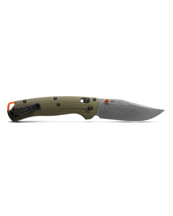 Benchmade 15536 Taggedout Folding Knife – CPM-S45VN Blade w/ OD Green G10 Handle | Benchmade USA