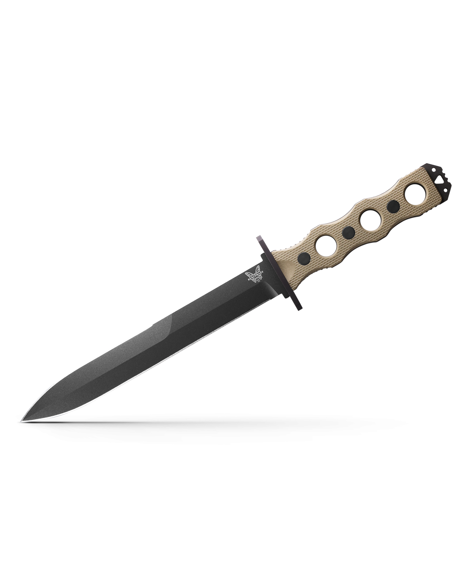 Benchmade SOCP Fixed Blade Dagger – Tan Handle & Sheath/CPM-3V