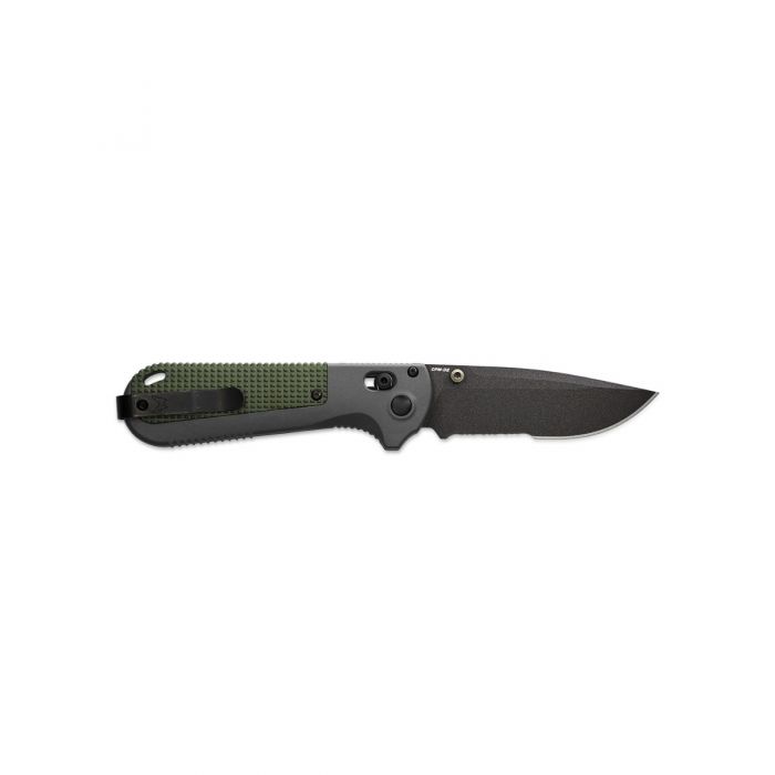 Benchmade 430SBK Redoubt Folding Knife – CPM-D2 Partial Serrated