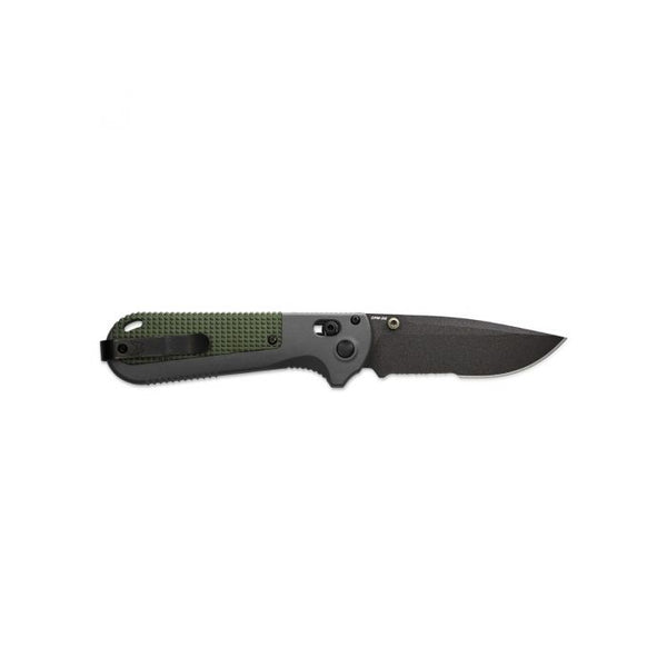 Benchmade 430SBK Redoubt Folding Knife – CPM-D2 Partial Serrated
