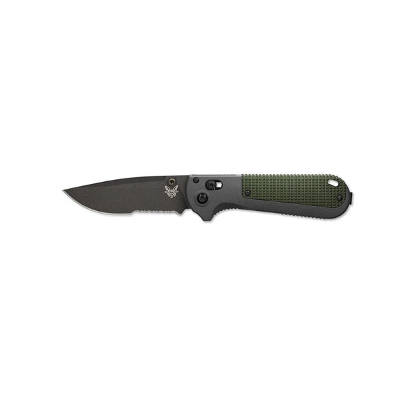 Benchmade 430SBK Redoubt Folding Knife – CPM-D2 Partial Serrated | Benchmade USA