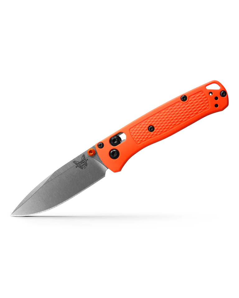 Benchmade 533 Mini Bugout Folding Knife – Orange Grivory/S30V Steel | Benchmade USA