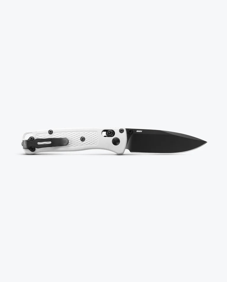 Benchmade 533BK-1 Mini Bugout Folding Knife – Cerakote S30V Blade w/ White Grivory Handle