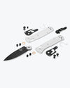 Benchmade 533BK-1 Mini Bugout Folding Knife – Cerakote S30V Blade w/ White Grivory Handle