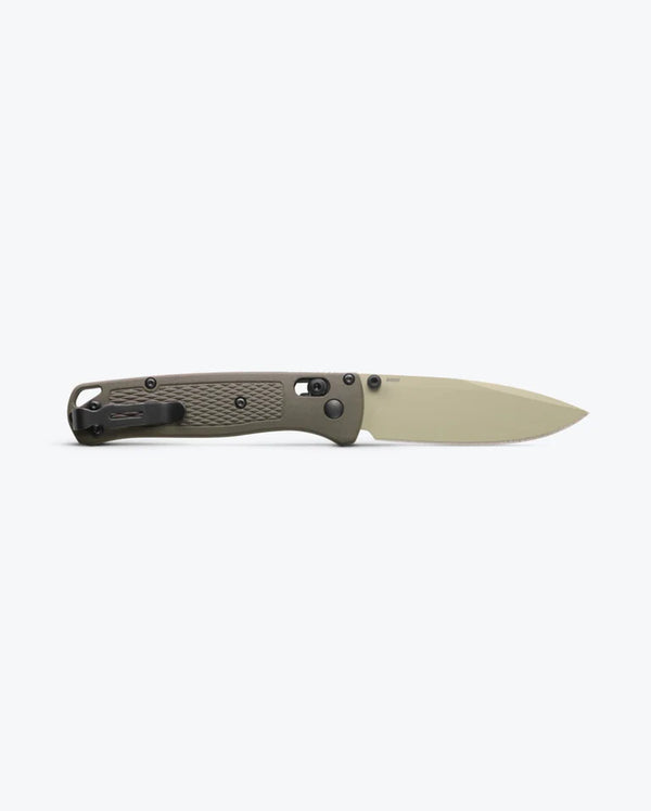 Benchmade 535TN-11 Bugout Folding Knife w/ Dark Olive Grivory – CPM-S30V Cerakote