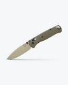 Benchmade 535TN-11 Bugout Folding Knife w/ Dark Olive Grivory – CPM-S30V Cerakote