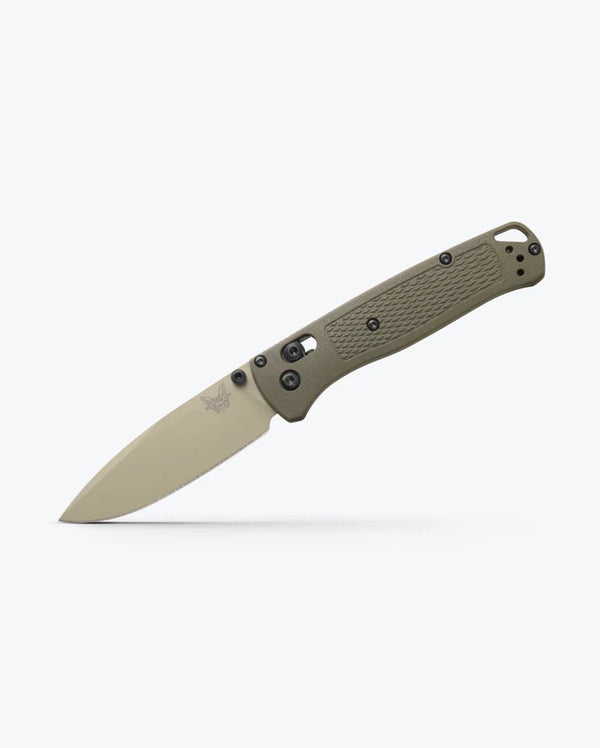 Benchmade 535TN-11 Bugout Folding Knife w/ Dark Olive Grivory – CPM-S30V Cerakote